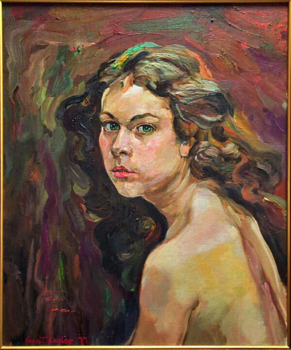 Portrait of Brunette Woman