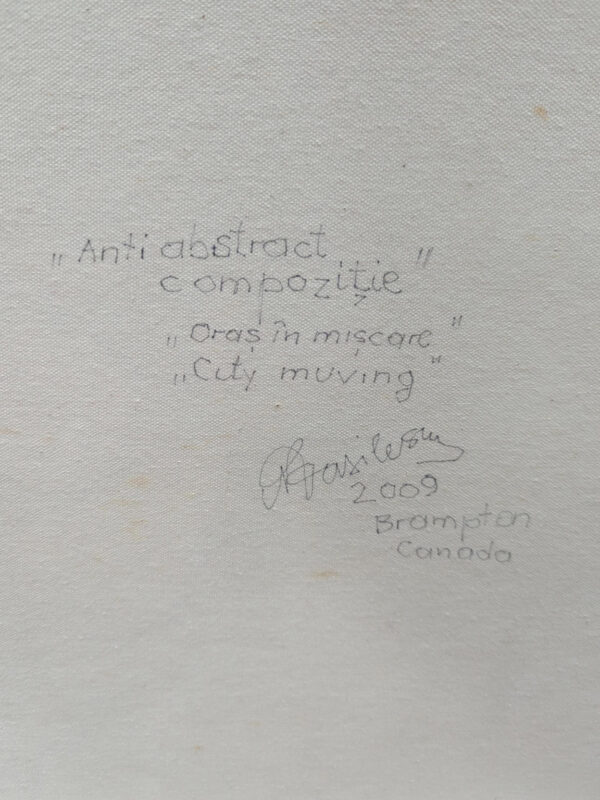 Anti Abstract Combination City in Motion