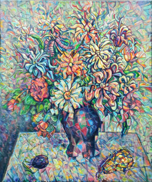 Abstract Cubist Floral