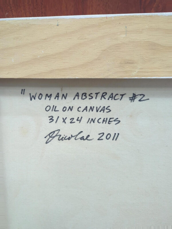 woman abstract number 2 oil on canvas. Nicole 2011 (Page 4) Woman Abstract #2