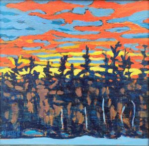 Sunset Along the Shore, Bear Islands, Lake Temagami