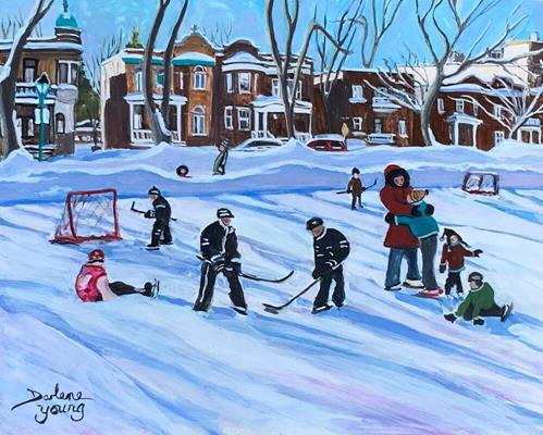 Outremont Park Winter Day