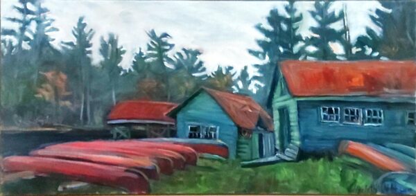 Canoe Shop, Algonquin Park, Camp Ahmek