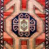 Origin "Ardebil" Hand Knotted Sheep Wool Persian Rug with Geometric Pattern 9'11" X 3'1"