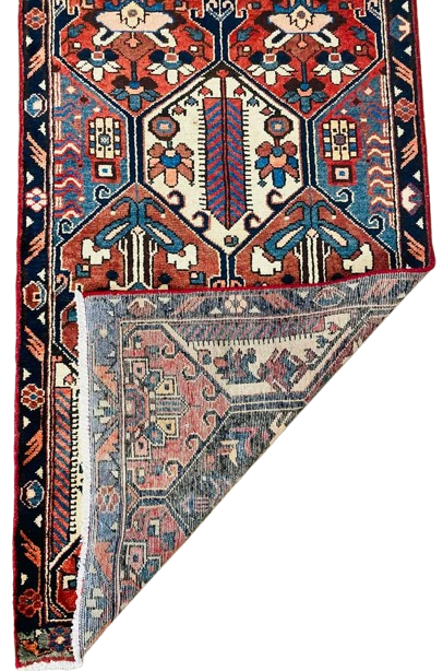 Origin "Bakhtiyar" Persian Rug Sheep Wool with Vegetable dyes 9'1" X 3'5"