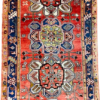1983 Origin "Geravan" Hand Knotted Sheep Wool Persian Rug Natural Vegetable Dyes with Geometric Patterns 10'3" X 3'9"