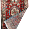 Origin "Gharajeh" Hand Knotted Sheep Wool Persian Rug with Geometric Pattern 6'10" X 2'2"