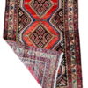 Origin "Hamedan" Hand Knotted Sheep Wool Persian Rug with Geometric and Tribal Motif Patterns 9'4" X 2'7"
