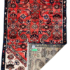 Origin "Hamedan" Hand Knotted Sheep Wool Persian Rug Natural Dyes with Geometric and Tribal Motif Patterns 9'2" X 2'8"