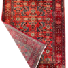 Origin "Azarbayjan" Hand Knotted Sheep Wool Persian Rug with Geometric and Floral Patterns 10'7" X 3'8"