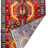Origin "Bakhtiyar" Hand Knotted Sheep Wool Persian Rug Vegetable Dyes Geometric Pattern 9'10" X 3'5"