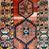 Origin "Zanjan" Hand Knotted Sheep Wool Persian Rug with Geometric Patterns 9'8" X 3"