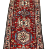 Origin "Gharajeh" Hand Knotted Sheep Wool Persian Rug with Geometric Pattern 6'10" X 2'2"