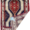 Origin "Ardebil" Hand Knotted Sheep Wool Persian Rug Natural Dyes Geometric Pattern 13'8" X 3'5"