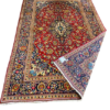Origin "Kashan" Persian Tribal Rug Hand Knotted Natural Dyes with Geometric Floral Patterns 10'5" X 6'8"