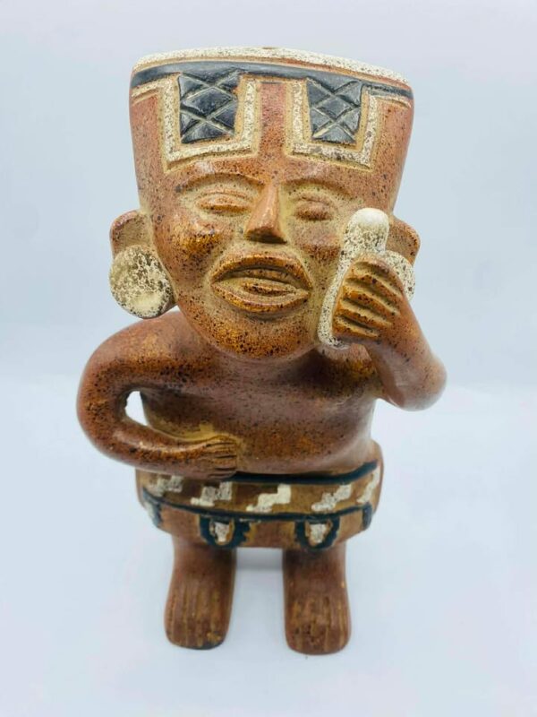 Terracotta-Style "Figurin" Veracruz Mexican Folk Pottery