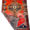 Origin "Hamedan" Persian Tribal Rug Hand Knotted Natural Dyes with Geometric Patterns 7' X 4'