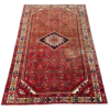 Origin "Hamedan" Hosein Abad Persian Tribal Rug Hand Knotted Natural Dyes with Geometric Floral Patterns 7'3" X 4'8"