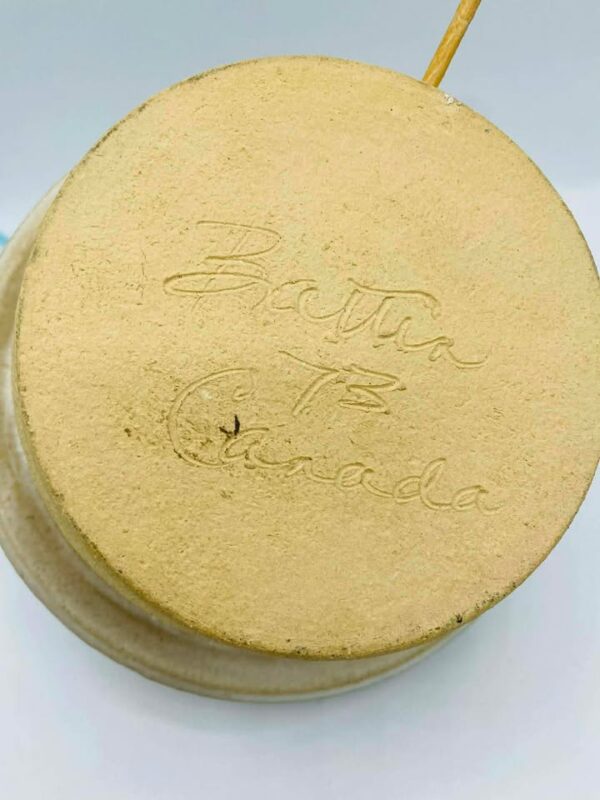 1973 Handmade Studio Pottery Birdhouse Signed "Battia" Canada