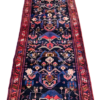 Origin "Zanjan" Persian Rug Hand Knotted Natural Dyes with RARE Geometric Patterns 10' X 3'7"
