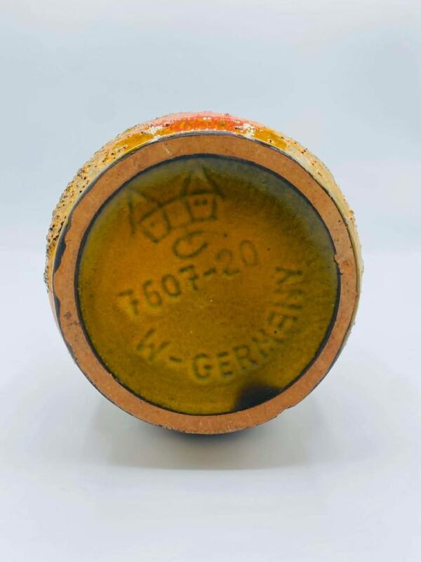 1960s-1970s West Germany Fat Lava Pottery Vase By Carstens Tonnieshof
