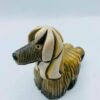 Signed "a.R" Handmade Afghan Hound Dog Figurine