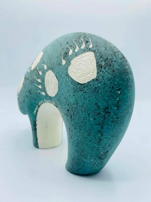 2008 Signed Joseph Lewis Acoma Pueblo N.M Native American Pottery Spirit Bear