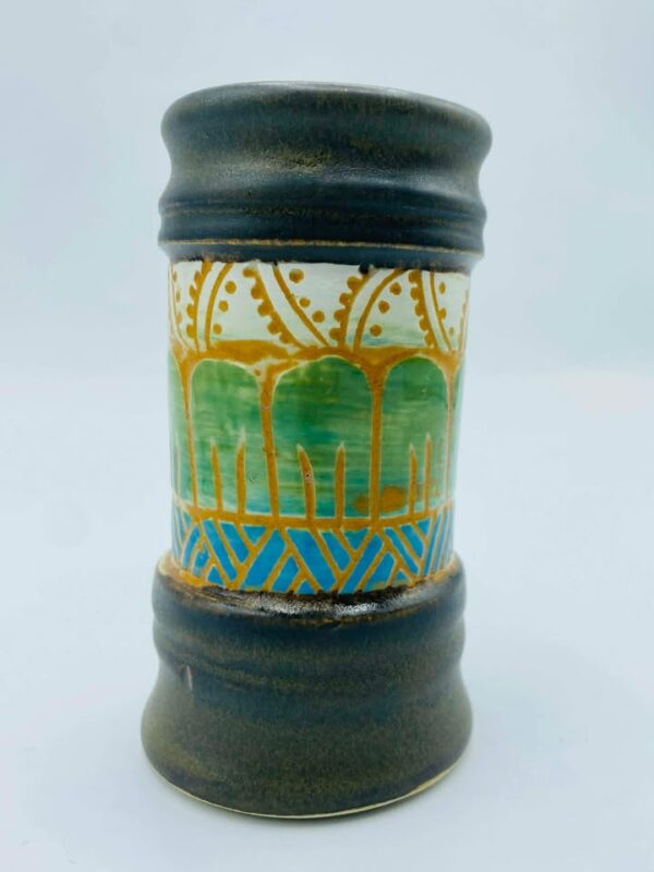 "Puffy Wuffy" Studio Pottery Vase