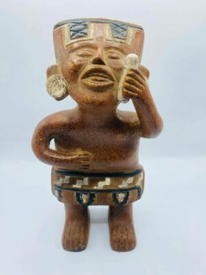 Terracotta-Style "Figurin" Veracruz Mexican Folk Pottery