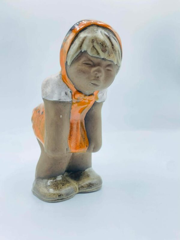 Mid Century Modern Tilgmans Keramik Sweden Fredrik/Boy Figurine