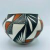 Signed "MG" Acoma Pueblo N.M Native American Pottery Vase