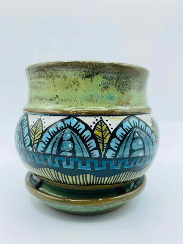 "Puffy Wuffy" Studio Pottery Planter