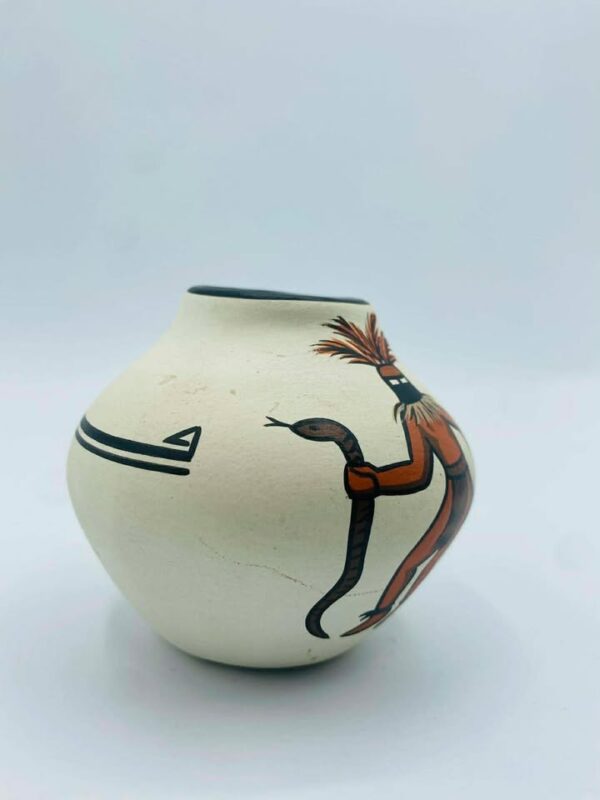 Signed "Hopi Toad" Native American Hopi Tribe Pottery Vase