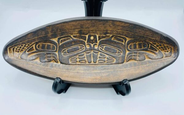 Haida Beaver Handmade in B.C. Canada Aboriginal Art Pottery Dish