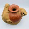 Vintage Mexican Terracotta Lizards Pottery Vase