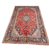 Origin "Khashan" Persian Tribal Rug Hand Knotted Natural Dyes with Central Medallion and Floral Patterns 10'5" X 6'5"