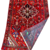 Origin "Zanjan" Persian Tribal Rug Hand Knotted Natural Dyes with Floral Medallion and Geometric Patterns 7'3" X 3'11"