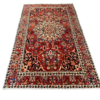 Origin "Bakhtiyar" Persian Tribal Rug Hand Knotted Vegetable Dyes with Geometric Floral Patterns 8'9" X 5'4"