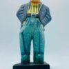 Hand-Carved Wooden Folk Art Figurine