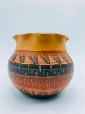 Signed "A Smith" Southwestern Native American Pottery Jar