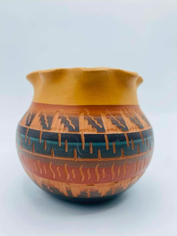 Signed "A Smith" Southwestern Native American Pottery Jar