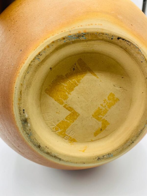 1979 Handmade Terracotta/Clay Signed Studio Pottery Vase/Pot