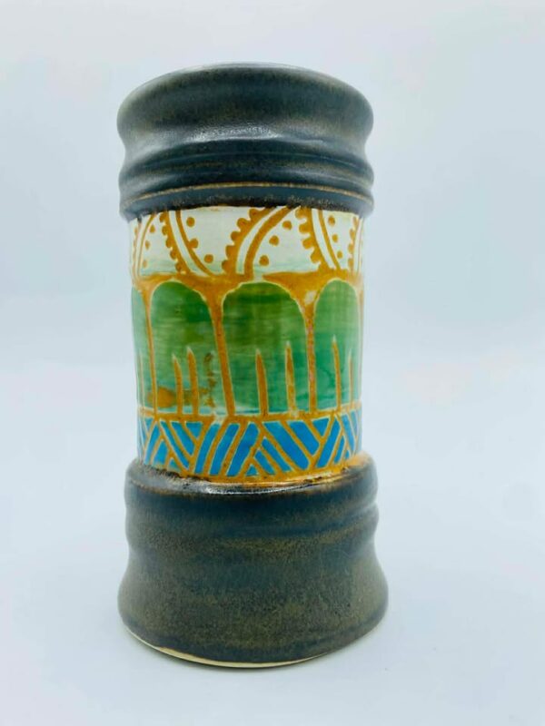 "Puffy Wuffy" Studio Pottery Vase