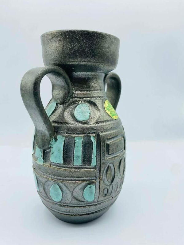 1960s "Sheres TO BEAUTIFY YOUR HOME" Made in Italy Pottery Vase