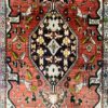 Origin "Bijar" Persian Rug Hand Knotted Natural Dyes with Geometric Patterns 6'8" X 2'8"