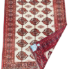 Origin "Turkmen" Persian Tribal Rug Hand Knotted Natural Dyes with Repeating Geometric Patterns 5'4" X 3'10"