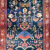 Origin "Zanjan" Persian Rug Hand Knotted Natural Dyes with RARE Geometric Patterns 10' X 3'7"