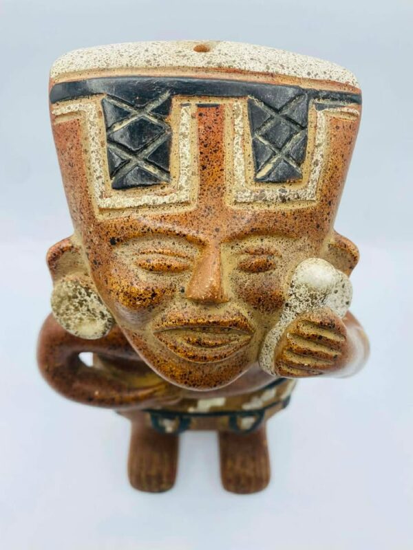 Terracotta-Style "Figurin" Veracruz Mexican Folk Pottery