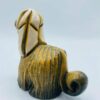 Signed "a.R" Handmade Afghan Hound Dog Figurine