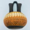 2000 Signed C. Billy (Diné) Navajo Hand‑Carved Wedding Vase